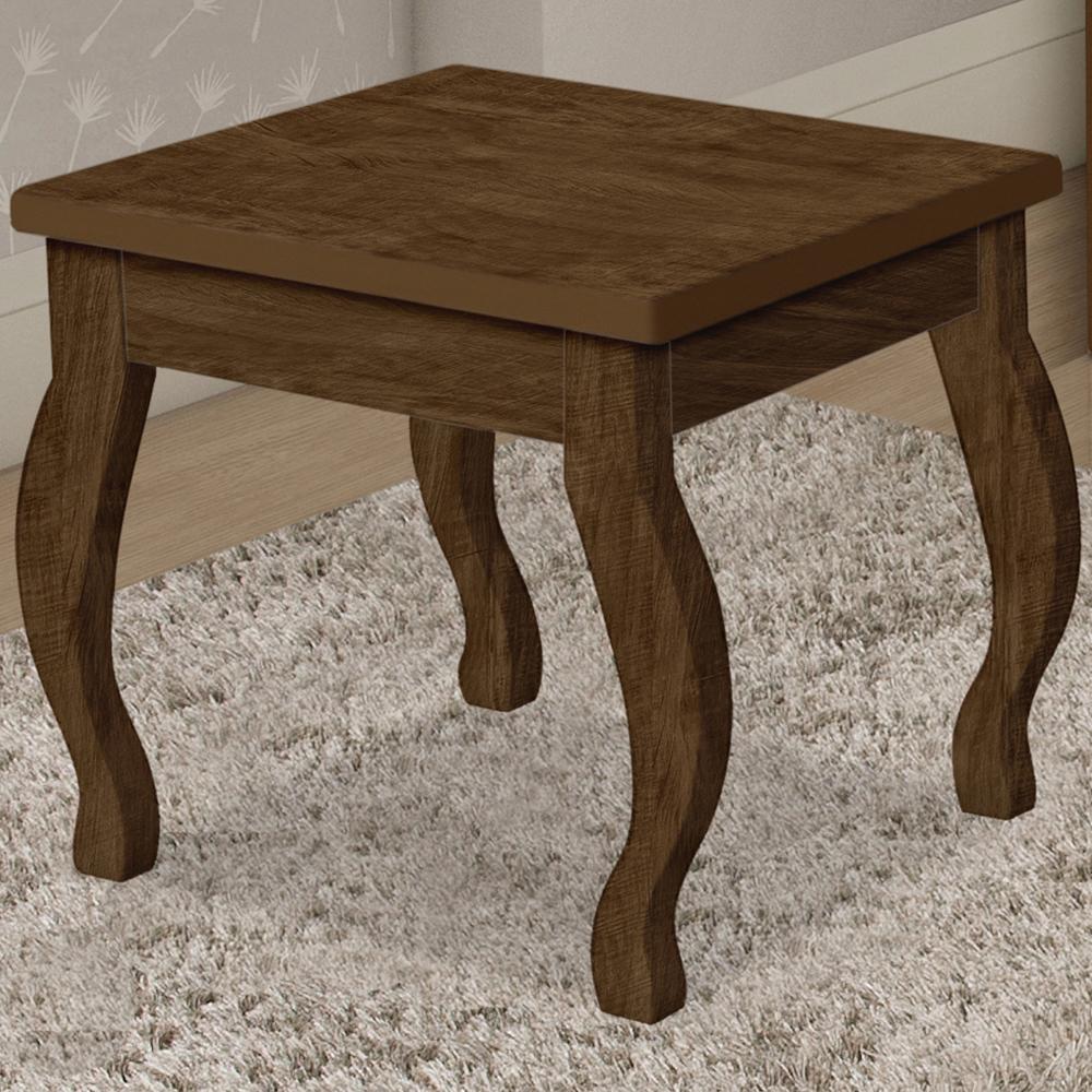 Banqueta Para Penteadeira Em MDF 022034 Malbec LPA
