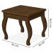 Banqueta Para Penteadeira Em MDF 022034 Malbec LPA