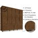 Guarda Roupa Casal Triplex 12 Portas 00103500 Malbec LPA