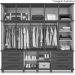 Guarda Roupa Casal Triplex 12 Portas 00103500 Malbec LPA