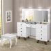 Kit Penteadeira Com Banqueta Em MDF 00808900X022034 Branco LPA
