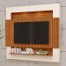 Painel Home Suspenso Riviera Ripado Freijó/Off White para TV até 75” - Móveis Luapa