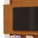 Painel Home Suspenso Riviera Ripado Freijó/Off White para TV até 75” - Móveis Luapa