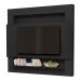 Painel Home Suspenso Riviera Ripado Preto para TV até 75” - Móveis Luapa