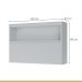 Armário Aéreo 1 Porta Basculante Marquesa 120cm 100% MDF Branco