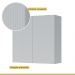 Armário Aéreo 2 Portas 80cm 100% MDF Rainha Branco