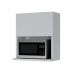 Armário Aéreo Micro 1 Porta Basculante 70cm 100% MDF Rainha Branco