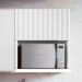 Armário Aéreo Micro 1 Porta Basculante 70cm 100% MDF Rainha Branco