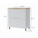 Balcão 1 Porta 1 Gaveta Marquesa 80cm 100% MDF Móveis Nesher Branco