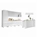 Cozinha 10 Peças 100% MDF Rainha Gourmet Branco