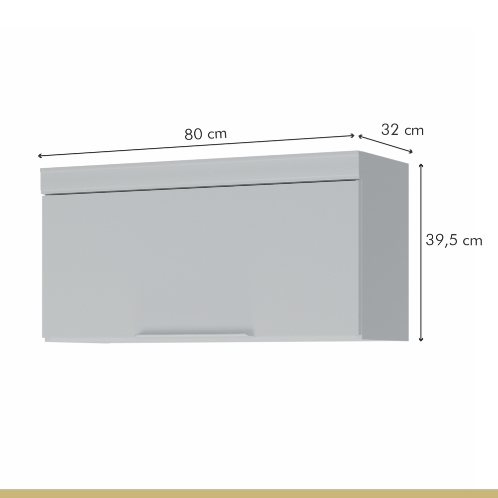Cozinha 5 Peças 100% MDF Marquesa Gourmet Branco