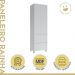 Paneleiro 2 Portas 2 Gavetas 70cm 100% MDF Rainha Branco