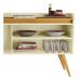 Aparador Buffet Retro Off White Com 4 Portas Com Pés 1,60x0,81 para Sala De Estar Jantar Luxo Gd