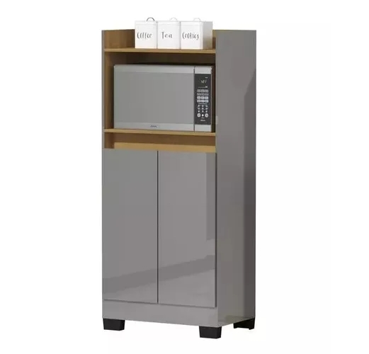 Armário Multiuso Organizador Para Cozinha Balcão para Microondas Forno Jt 