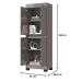 Armário Multiuso Organizador para Quarto Closset Sapateira 4 Portas Top Moderno Luxo Gl