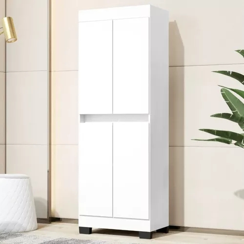 Armário Multiuso Organizador para Quarto Closset Sapateira 4 Portas Top Moderno Luxo Gl