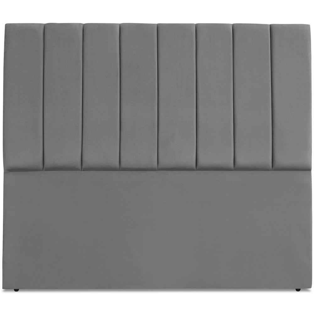 Cabeceira Casal 140cm Allia Suede Cinza RM