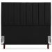 Cabeceira Casal 140cm Arlla Corano Preto RM