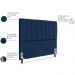 Cabeceira Casal 140cm Arlla Suede Azul Marinho RM