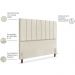 Cabeceira Casal 140cm Arlla Suede Bege RM