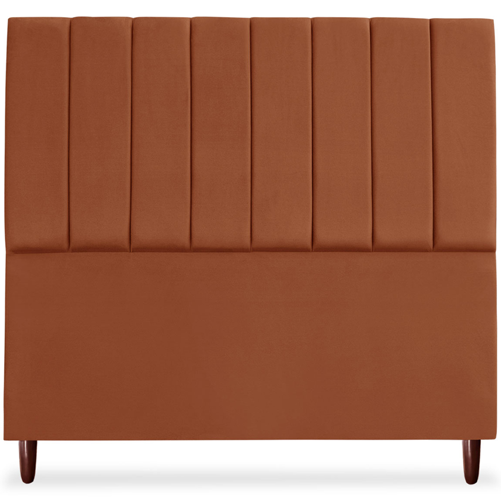 Cabeceira Casal 140cm Arlla Suede Terracota RM