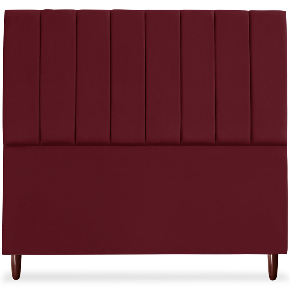 Cabeceira Casal 140cm Arlla Suede Vinho RM