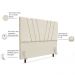 Cabeceira Casal 140cm Bell Suede Bege RM