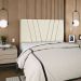 Cabeceira Casal 140cm Bell Suede Bege RM