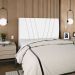 Cabeceira Casal 140cm Bell Suede Branco RM
