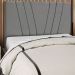 Cabeceira Casal 140cm Bell Suede Cinza RM