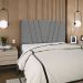 Cabeceira Casal 140cm Bell Suede Cinza RM