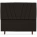 Cabeceira Casal 140cm Bell Suede Marrom RM