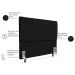 Cabeceira Casal 140cm Bell Suede Preto RM