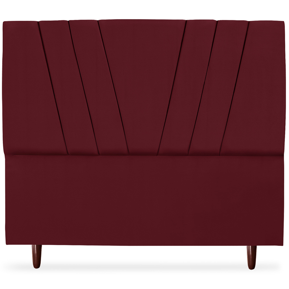 Cabeceira Casal 140cm Bell Suede Vinho RM