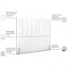 Cabeceira Queen 160cm Allia Corano Branco RM