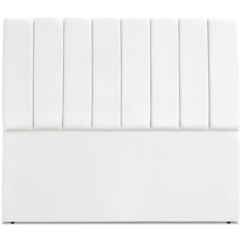 Cabeceira Queen 160cm Allia Suede Branco RM