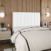 Cabeceira Queen 160cm Allia Suede Branco RM