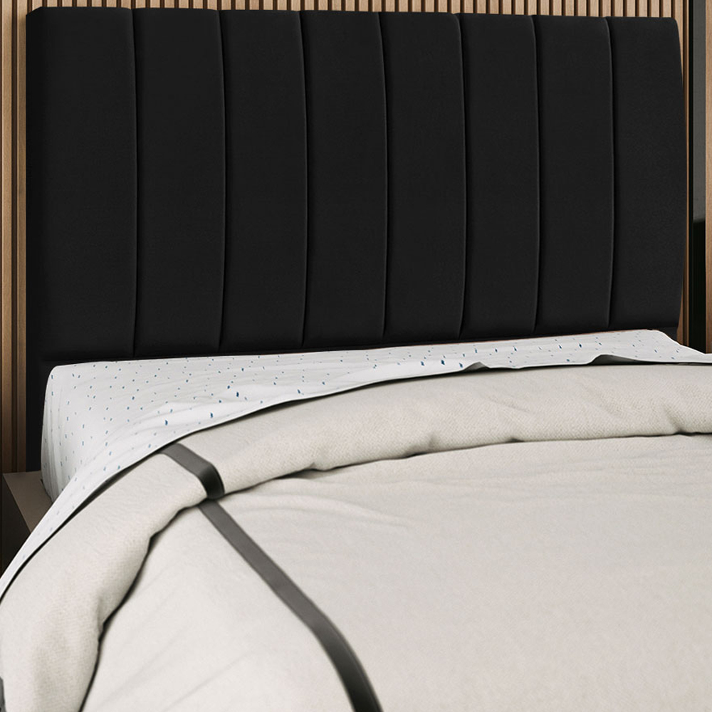 Cabeceira Queen 160cm Allia Suede Preto RM