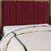 Cabeceira Queen 160cm Allia Suede Vinho RM