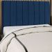 Cabeceira Queen 160cm Arlla Suede Azul Marinho RM