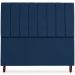 Cabeceira Queen 160cm Arlla Suede Azul Marinho RM