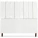 Cabeceira Queen 160cm Arlla Suede Branco RM