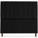 Cabeceira Queen 160cm Arlla Suede Preto RM