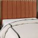 Cabeceira Queen 160cm Arlla Suede Terracota RM