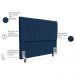 Cabeceira Queen 160cm Bell Suede Azul RM