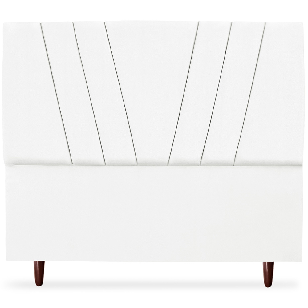 Cabeceira Queen 160cm Bell Suede Branco RM