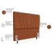 Cabeceira Queen 160cm Bell Suede Terracota RM