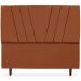 Cabeceira Queen 160cm Bell Suede Terracota RM