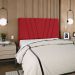 Cabeceira Queen 160cm Bell Suede Vermelho RM