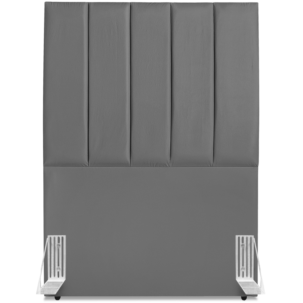 Cabeceira Solteiro 90cm Allia Corano Cinza RM